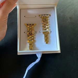 Goldenerre (yellow) gold stud Apple Watch band 💛